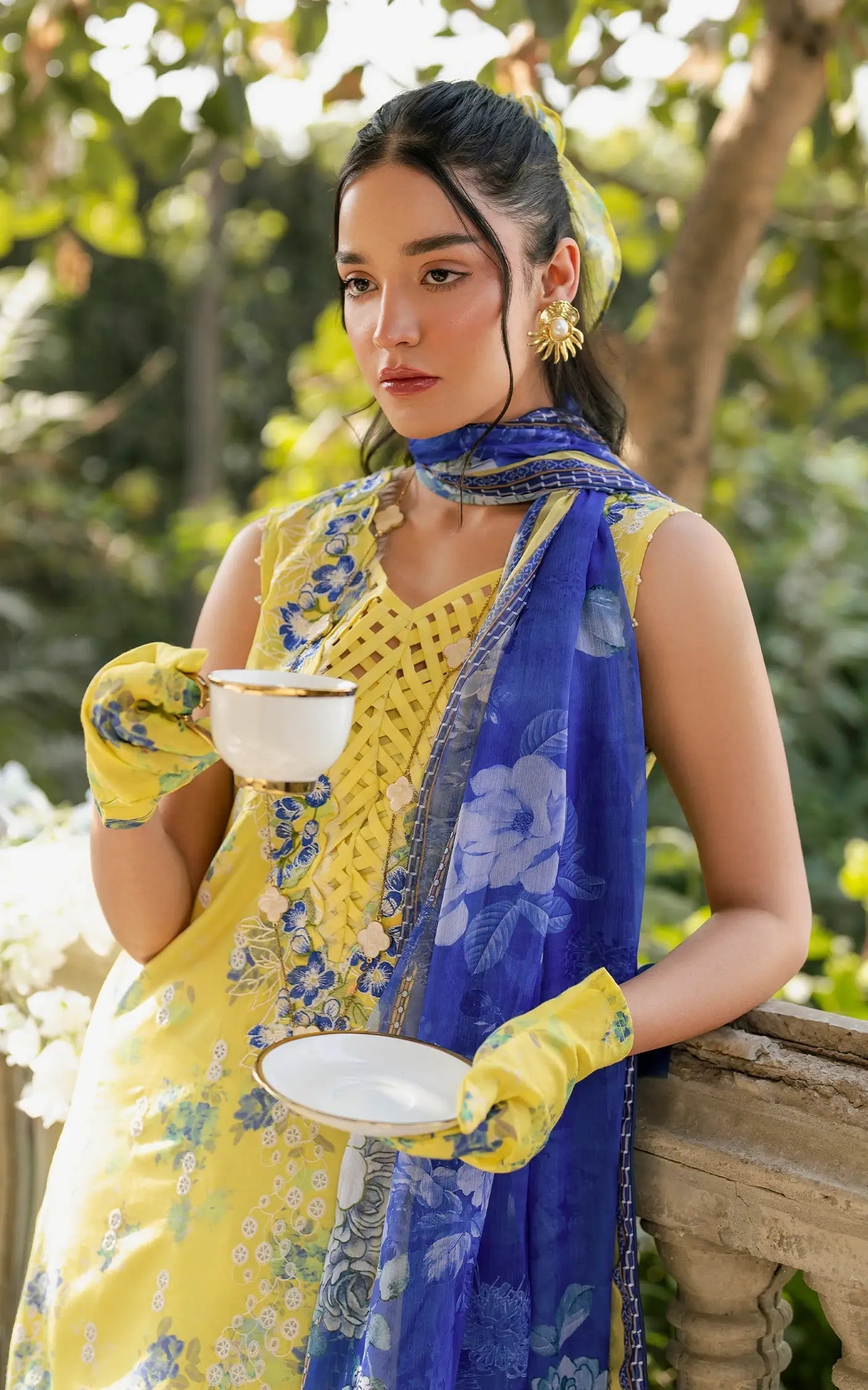 Asifa and Nabeel | Gulkari Summer 25 | Sunlit Breeze (GKL-15) - Ladies Clothes 