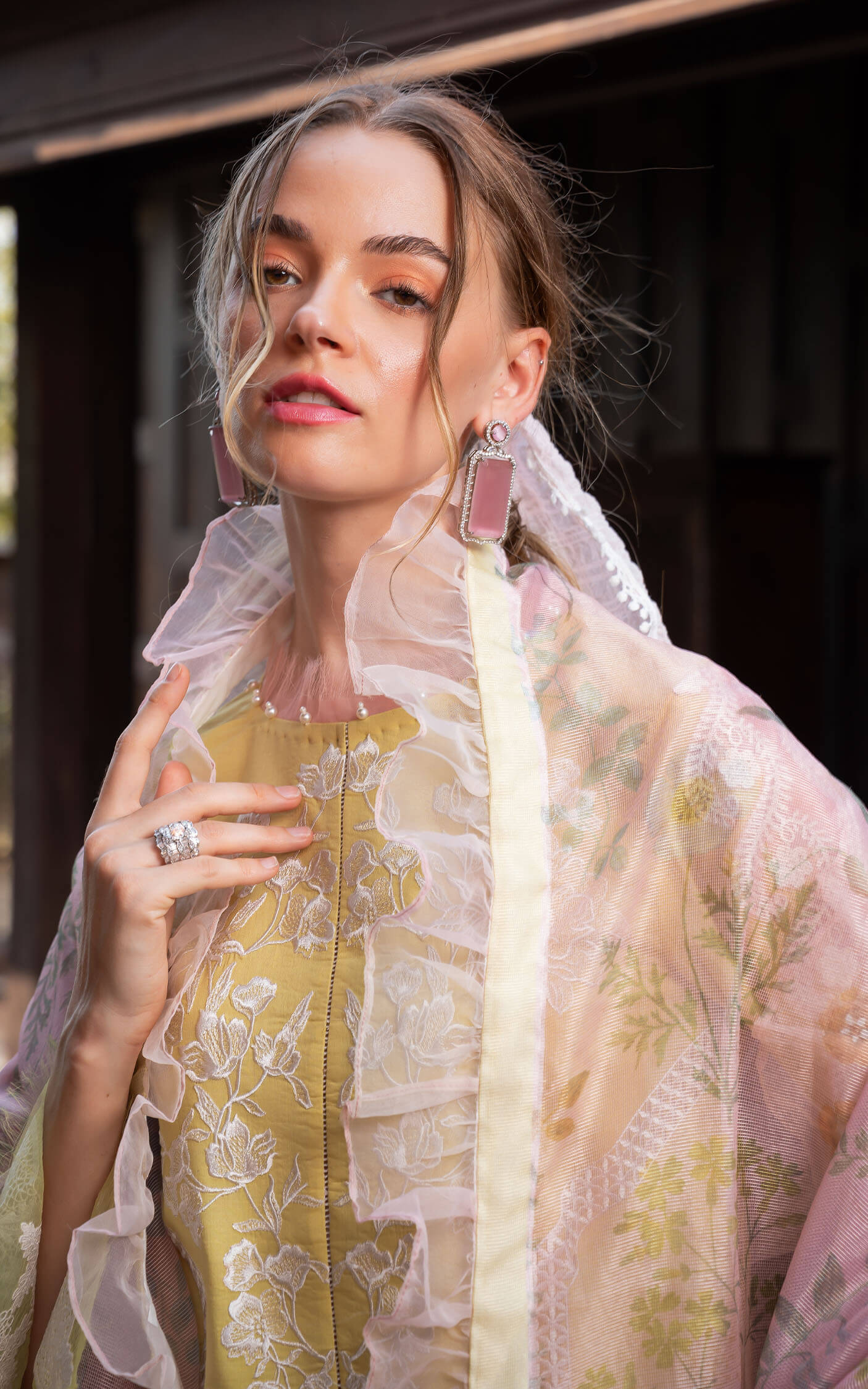 Asifa and Nabeel | Rosemary Ruffles 24 | Essence - Pakistani Dress - Maria Faisal