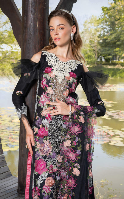 Asifa and Nabeel | Rosemary Ruffles 24 | Euphoria - Pakistani Dress - Maria Faisal