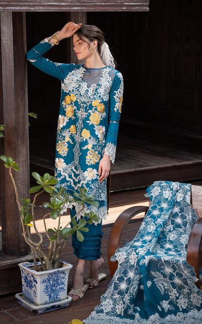 Asifa and Nabeel | Rosemary Ruffles 24 | Flora - Pakistani Dress - Maria Faisal