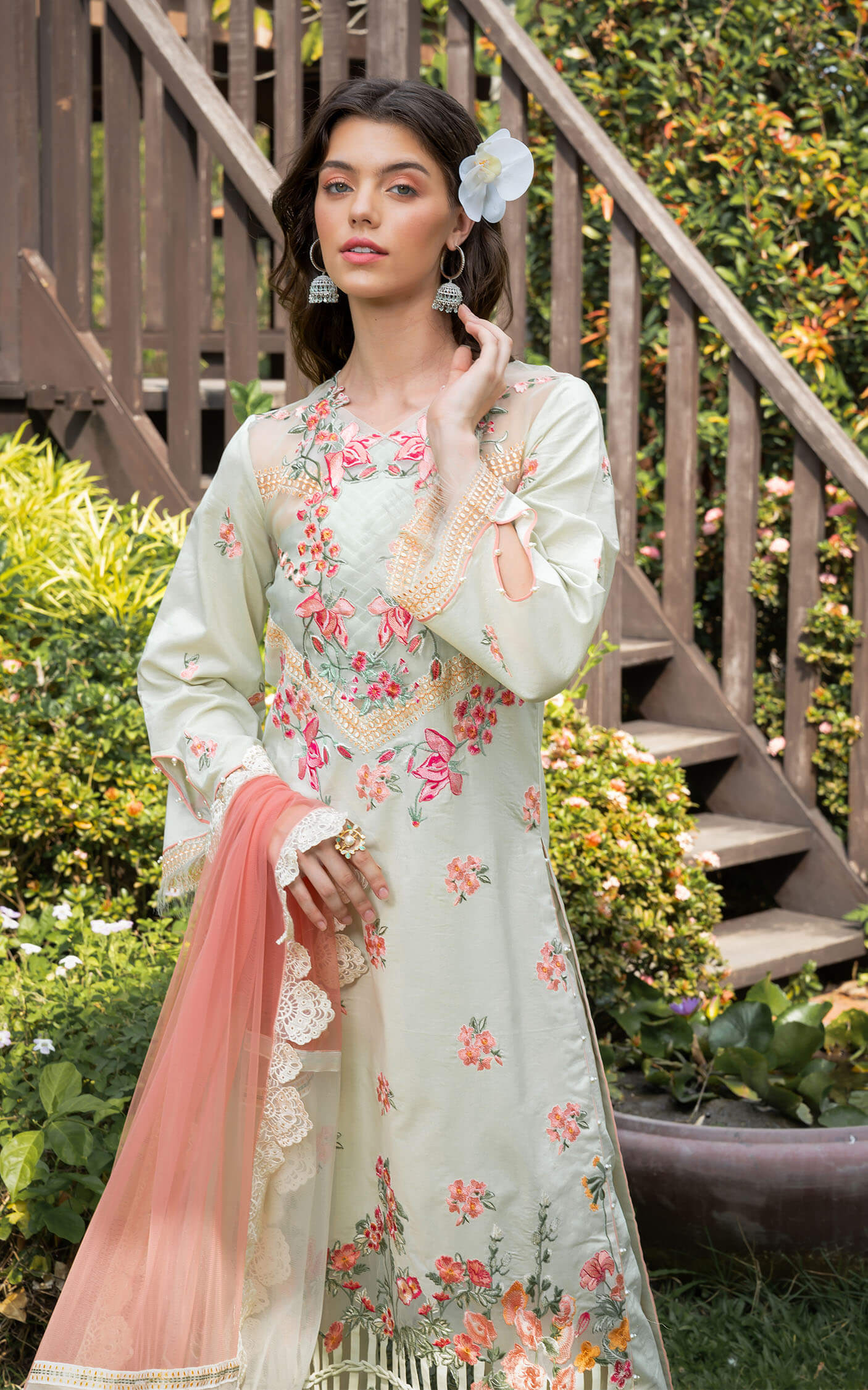 Asifa and Nabeel | Rosemary Ruffles 24 | Serene - Pakistani Dress - Maria Faisal