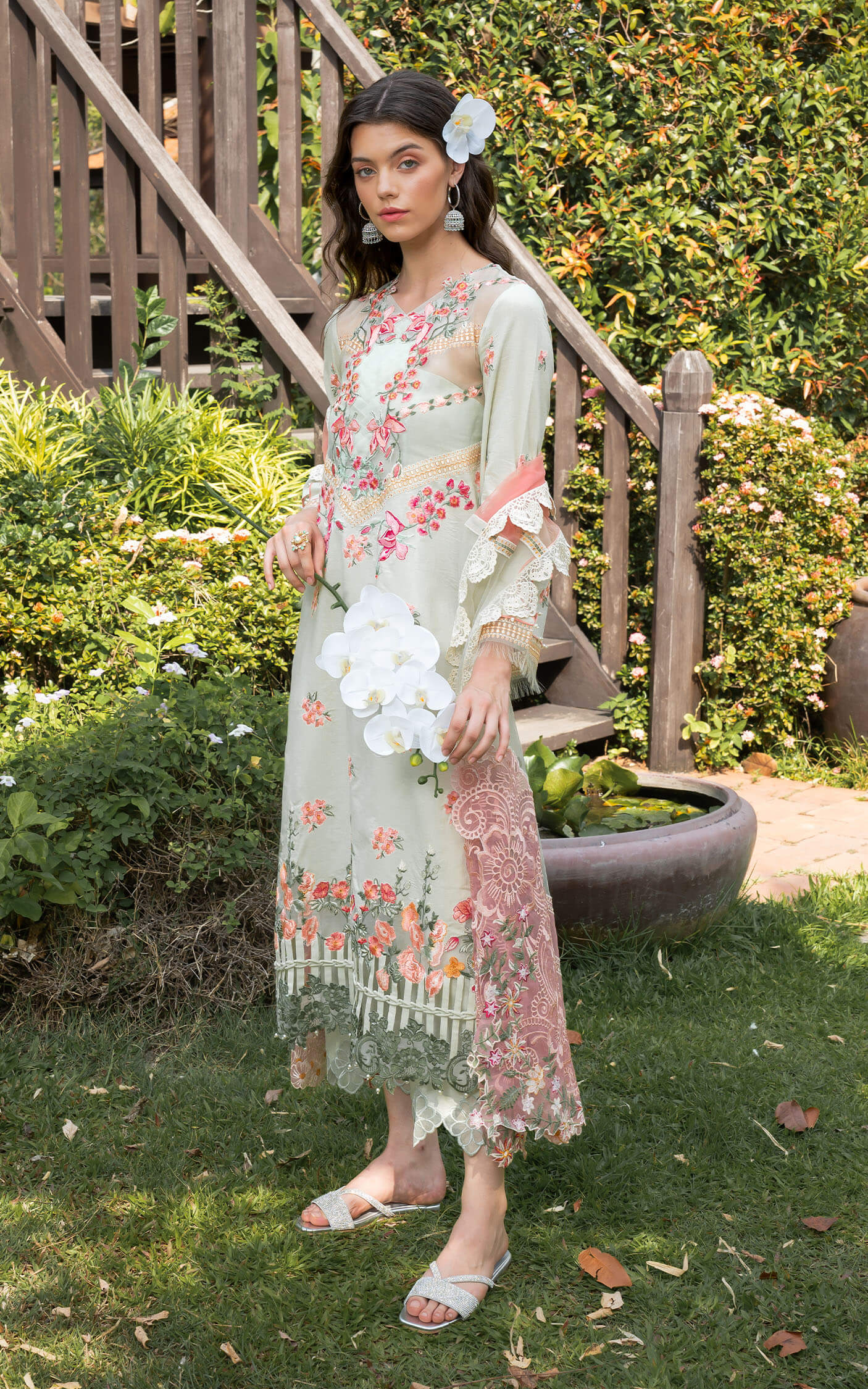 Asifa and Nabeel | Rosemary Ruffles 24 | Serene - Pakistani Dress - Maria Faisal