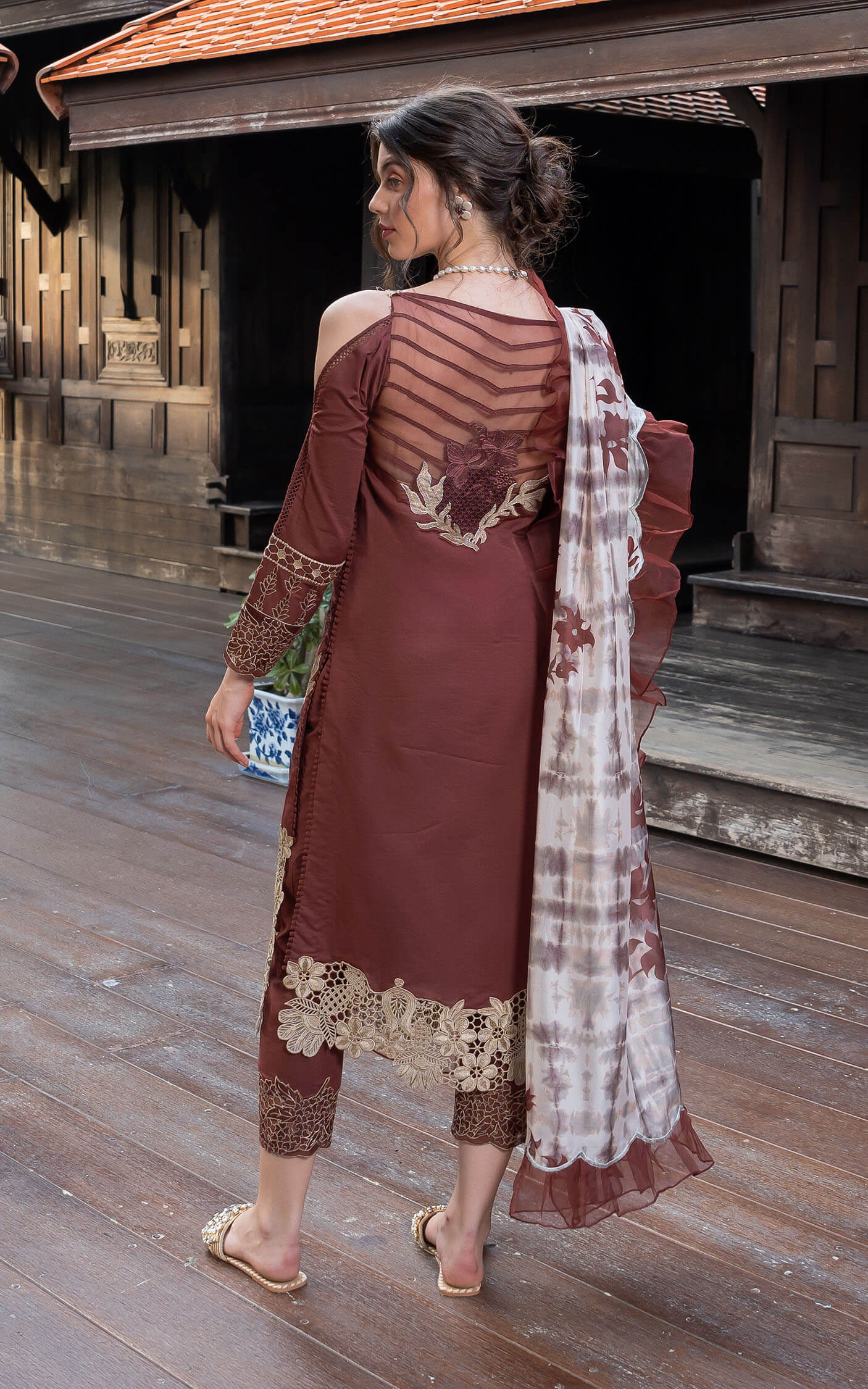 Asifa and Nabeel | Rosemary Ruffles 24 | Sheen - Pakistani Dress - Maria Faisal