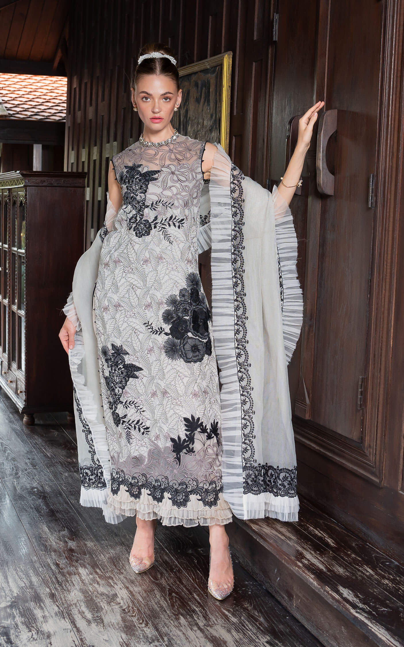 Asifa and Nabeel | Rosemary Ruffles 24 | Aurora - Pakistani Dress - Maria Faisal