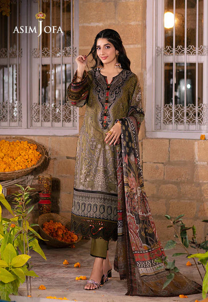 Asim Jofa | Aira Summer Prints | AJAR 23 - Pakistani Dress - Maria Faisal