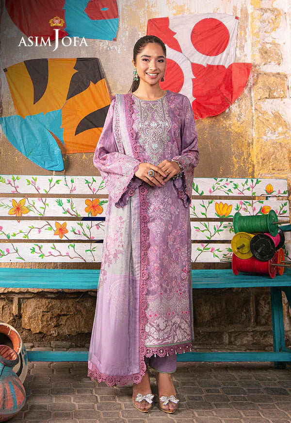 Asim Jofa | Aira Summer Prints | AJAR-11 - Pakistani Dress - Maria Faisal