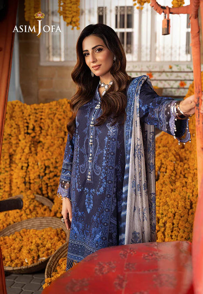 Asim Jofa | Aira Summer Prints | AJAR-09 - Pakistani Dress - Maria Faisal