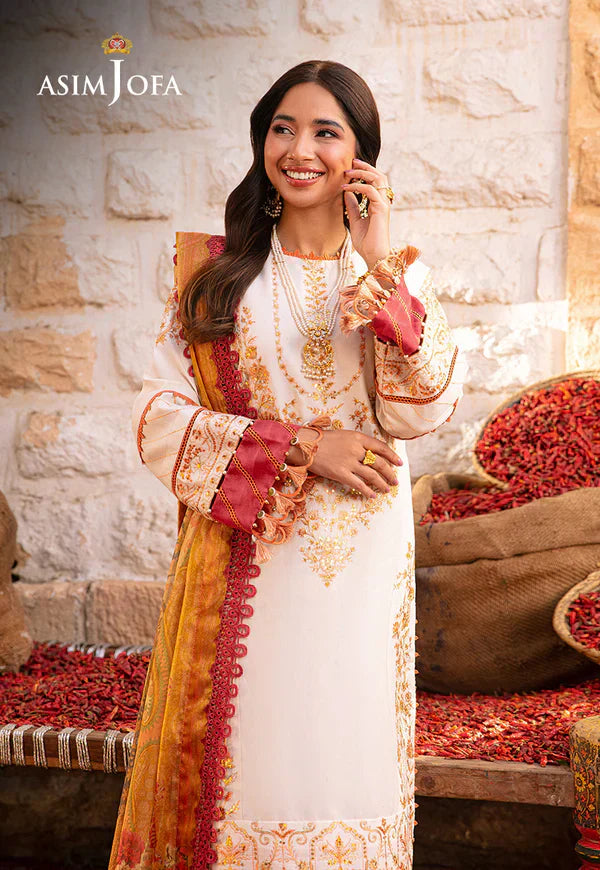 Asim Jofa | Aira Summer Prints | AJAR-30 - Pakistani Dress - Maria Faisal