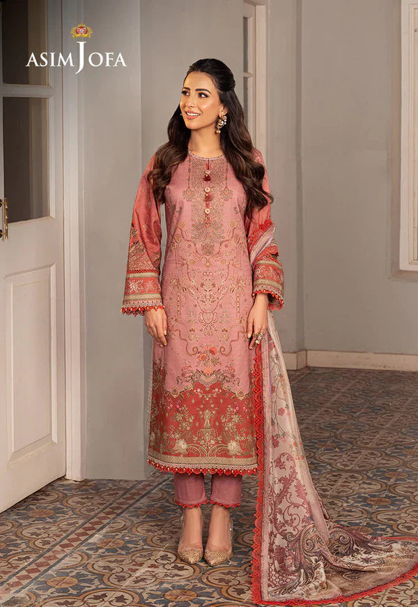 Asim Jofa | Aira Summer Prints | AJAR 08 - Pakistani Dress - Maria Faisal
