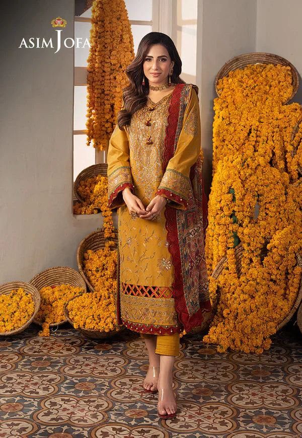 Asim Jofa | Aira Summer Prints | AJAR-28 - Pakistani Dress - Maria Faisal