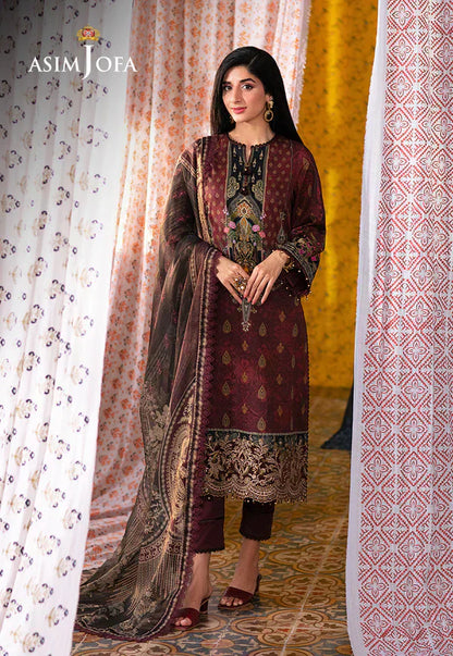 Asim Jofa | Aira Summer Prints | AJAR-19 - Pakistani Dress - Maria Faisal