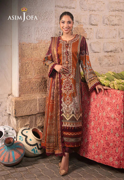 Asim Jofa | Aira Summer Prints | AJAR 20 - Pakistani Dress - Maria Faisal