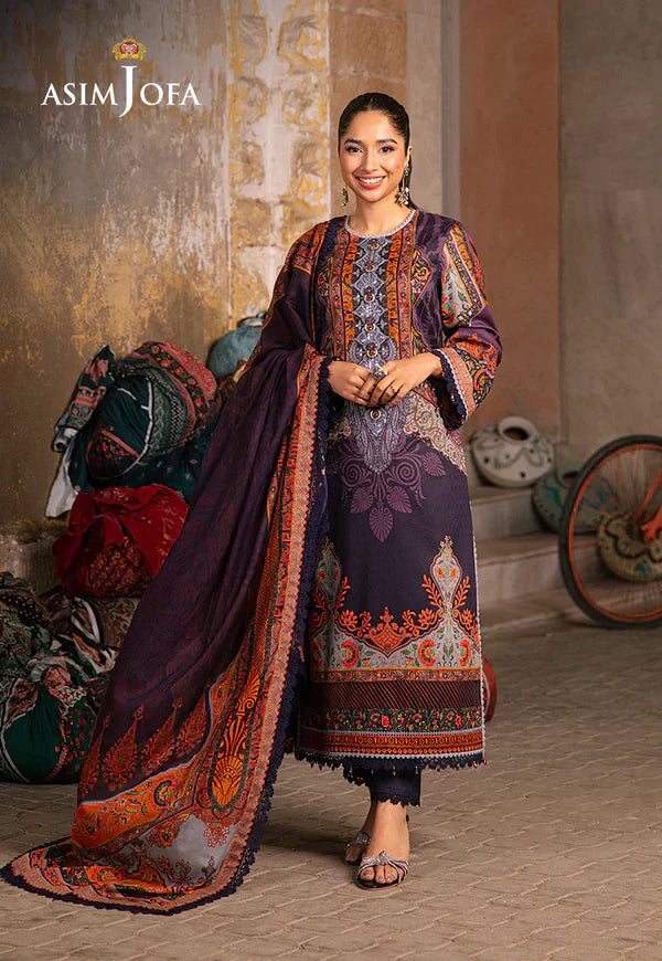 Asim Jofa | Aira Summer Prints | AJAR-12 - Pakistani Dress - Maria Faisal