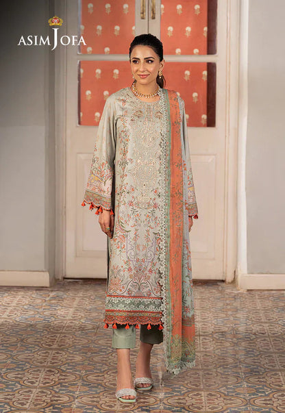 Asim Jofa | Aira Summer Prints | AJAR 02 - Pakistani Dress - Maria Faisal