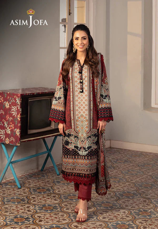Asim Jofa | Aira Summer Prints | AJAR-26 - Pakistani Dress - Maria Faisal