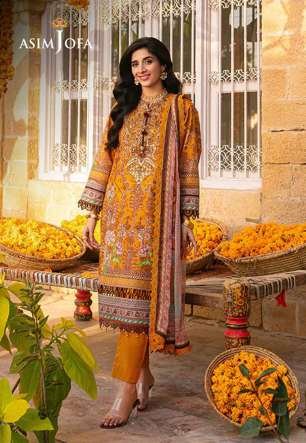 Asim Jofa | Aira Summer Prints | AJAR-15 - Pakistani Dress - Maria Faisal
