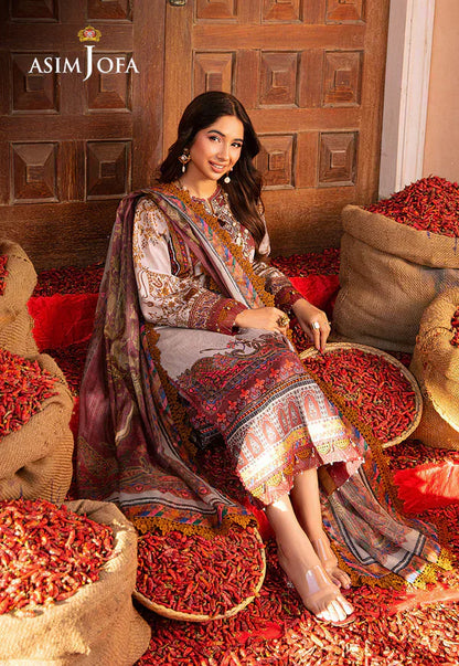 Asim Jofa | Aira Summer Prints | AJAR 06 - Pakistani Dress - Maria Faisal