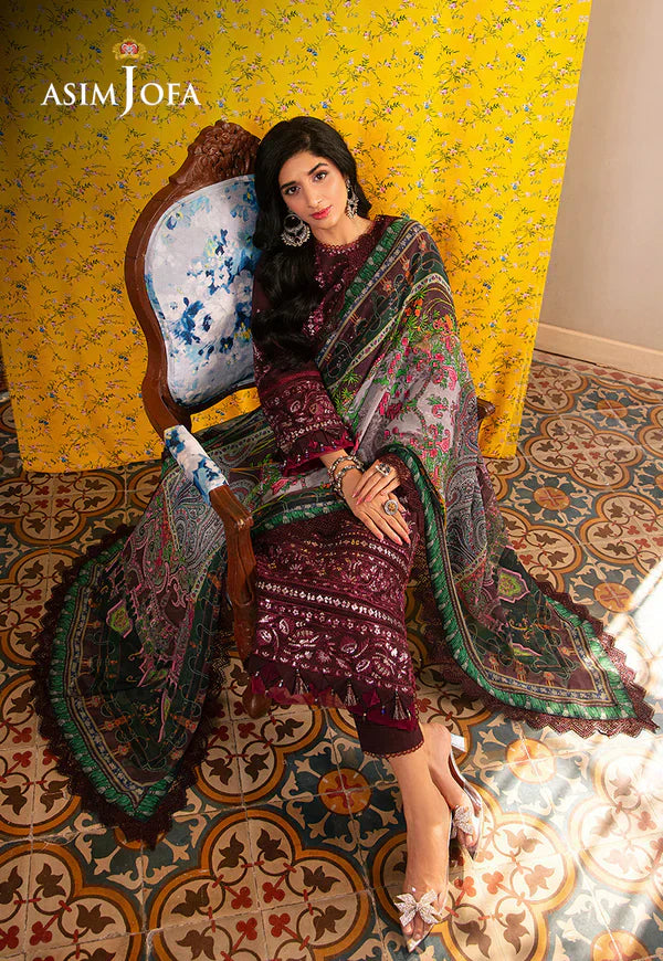 Asim Jofa | Aira Summer Prints | AJAR 34 - Pakistani Dress - Maria Faisal