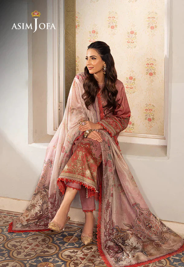 Asim Jofa | Aira Summer Prints | AJAR 08 - Pakistani Dress - Maria Faisal