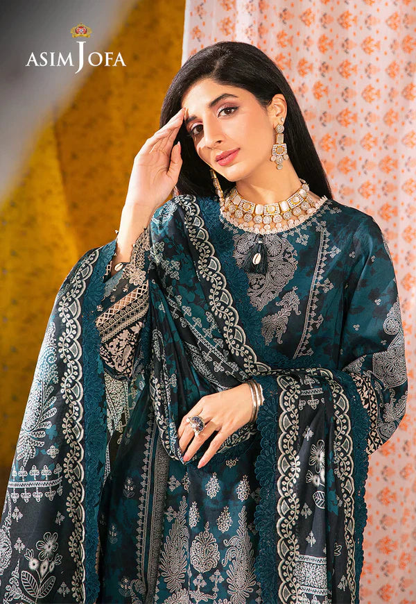 Asim Jofa | Aira Summer Prints | AJAR-25 - Pakistani Dress - Maria Faisal