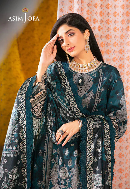 Asim Jofa | Aira Summer Prints | AJAR-25 - Pakistani Dress - Maria Faisal