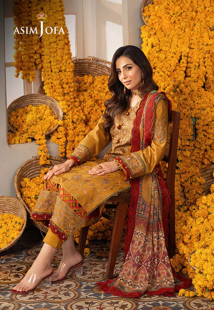 Asim Jofa | Aira Summer Prints | AJAR-28 - Pakistani Dress - Maria Faisal