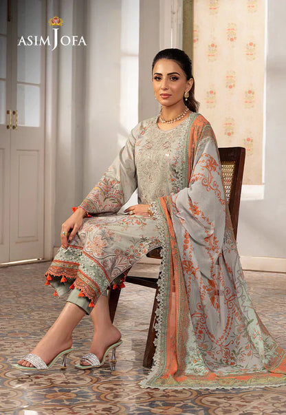 Asim Jofa | Aira Summer Prints | AJAR 02 - Pakistani Dress - Maria Faisal