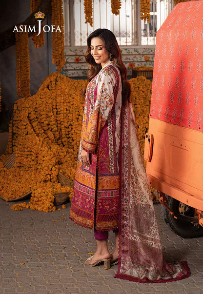 Asim Jofa | Aira Summer Prints | AJAR-04 - Pakistani Dress - Maria Faisal