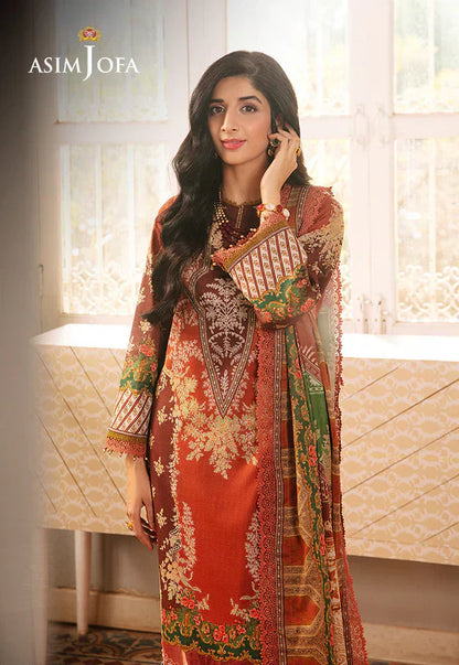 Asim Jofa | Aira Summer Prints | AJAR-14 - Pakistani Dress - Maria Faisal