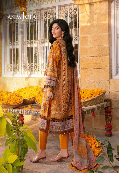 Asim Jofa | Aira Summer Prints | AJAR-15 - Pakistani Dress - Maria Faisal