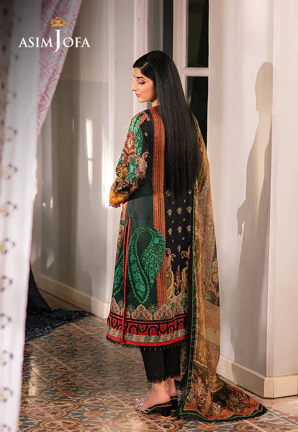 Asim Jofa | Aira Summer Prints | AJAR-18 - Pakistani Dress - Maria Faisal