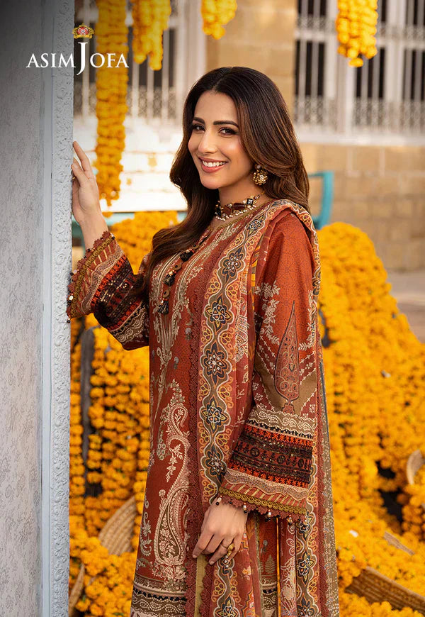 Asim Jofa | Aira Summer Prints | AJAR 03 - Pakistani Dress - Maria Faisal