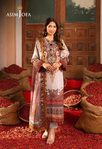 Asim Jofa | Aira Summer Prints | AJAR 06 - Pakistani Dress - Maria Faisal
