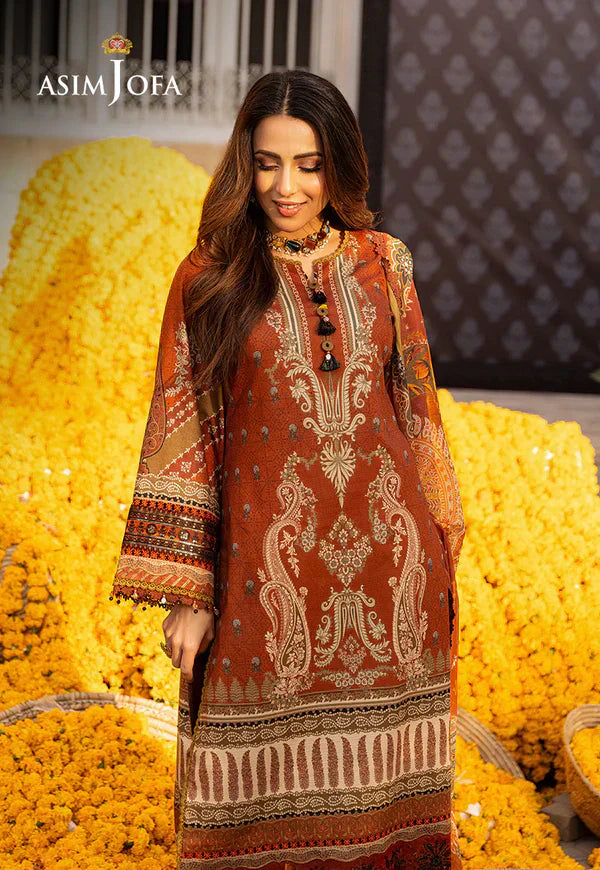 Asim Jofa | Aira Summer Prints | AJAR 03 - Pakistani Dress - Maria Faisal