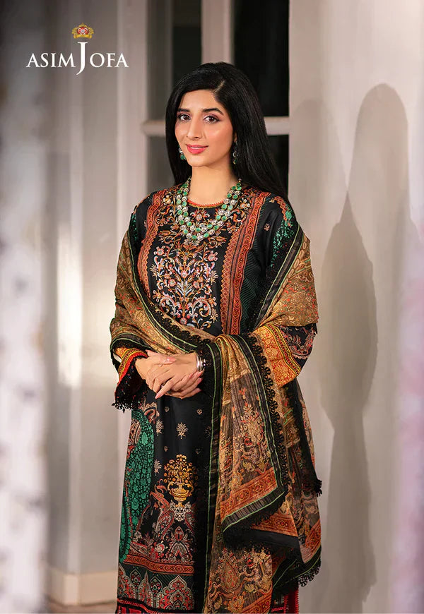 Asim Jofa | Aira Summer Prints | AJAR-18 - Pakistani Dress - Maria Faisal