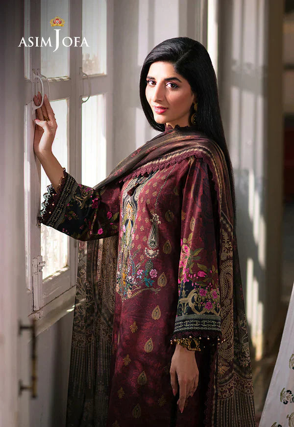 Asim Jofa | Aira Summer Prints | AJAR-19 - Pakistani Dress - Maria Faisal