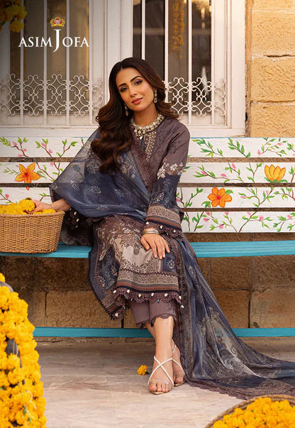 Asim Jofa | Aira Summer Prints | AJAR 07 - Pakistani Dress - Maria Faisal