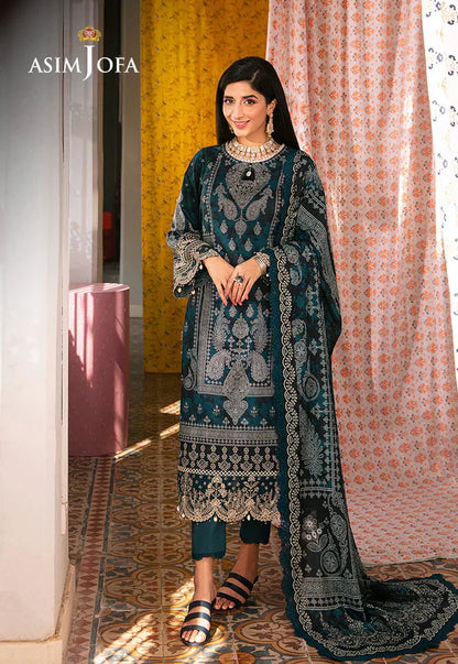 Asim Jofa | Aira Summer Prints | AJAR-25 - Pakistani Dress - Maria Faisal