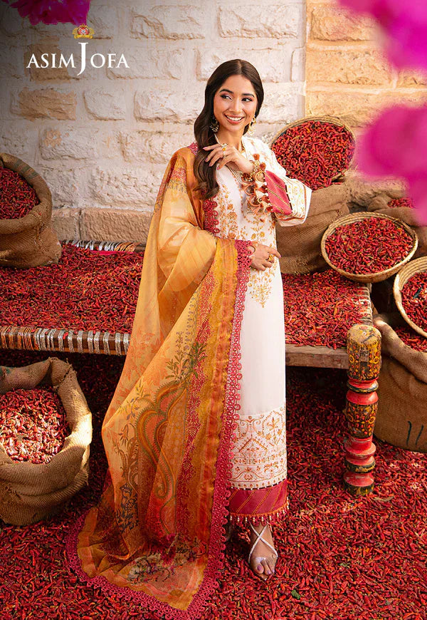 Asim Jofa | Aira Summer Prints | AJAR-30 - Pakistani Dress - Maria Faisal