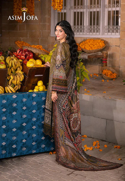 Asim Jofa | Aira Summer Prints | AJAR 23 - Pakistani Dress - Maria Faisal