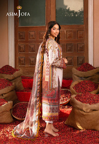 Asim Jofa | Aira Summer Prints | AJAR 06 - Pakistani Dress - Maria Faisal