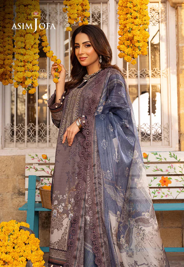 Asim Jofa | Aira Summer Prints | AJAR 07 - Pakistani Dress - Maria Faisal