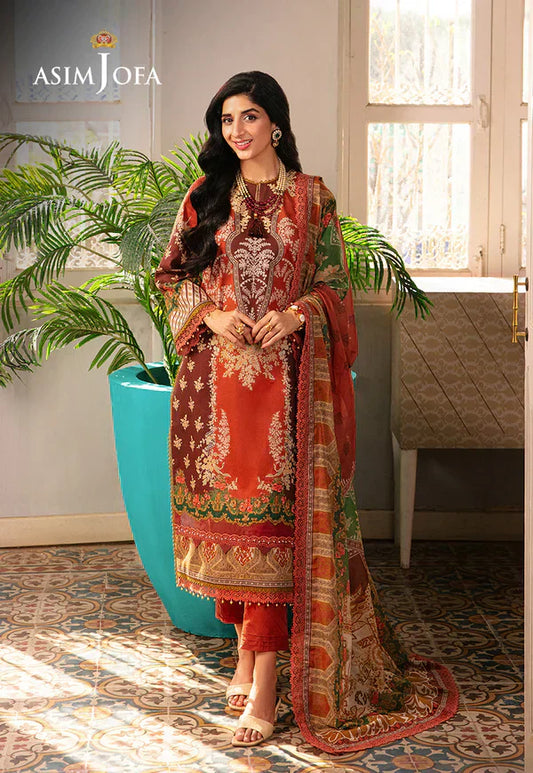 Asim Jofa | Aira Summer Prints | AJAR-14 - Pakistani Dress - Maria Faisal
