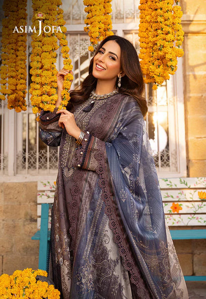 Asim Jofa | Aira Summer Prints | AJAR 07 - Pakistani Dress - Maria Faisal