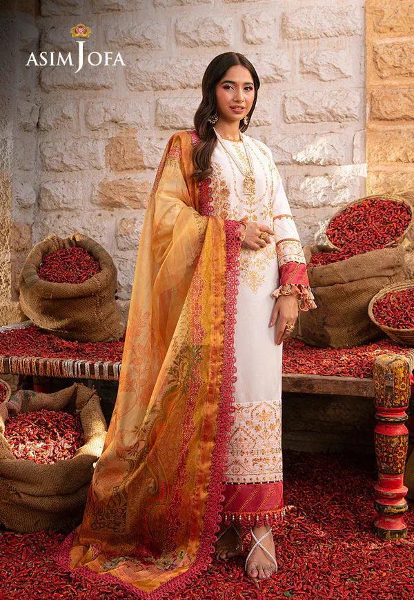 Asim Jofa | Aira Summer Prints | AJAR-30 - Pakistani Dress - Maria Faisal