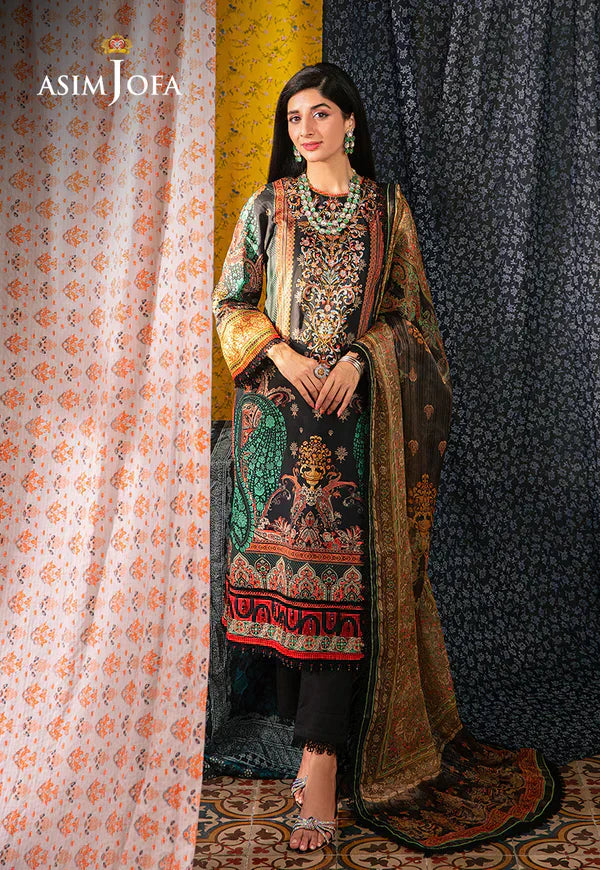 Asim Jofa | Aira Summer Prints | AJAR-18 - Pakistani Dress - Maria Faisal