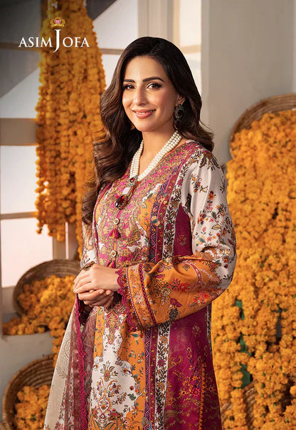 Asim Jofa | Aira Summer Prints | AJAR-04 - Pakistani Dress - Maria Faisal