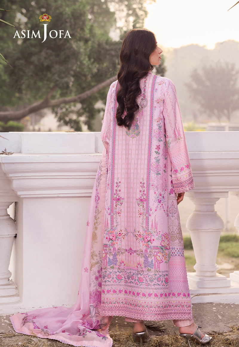 Asim Jofa | Charmuse Silk | AJRS-03 - Designer Dress with Intricate embroidery and embellishments. Shop elegent wedding dress at Maria Faisal.