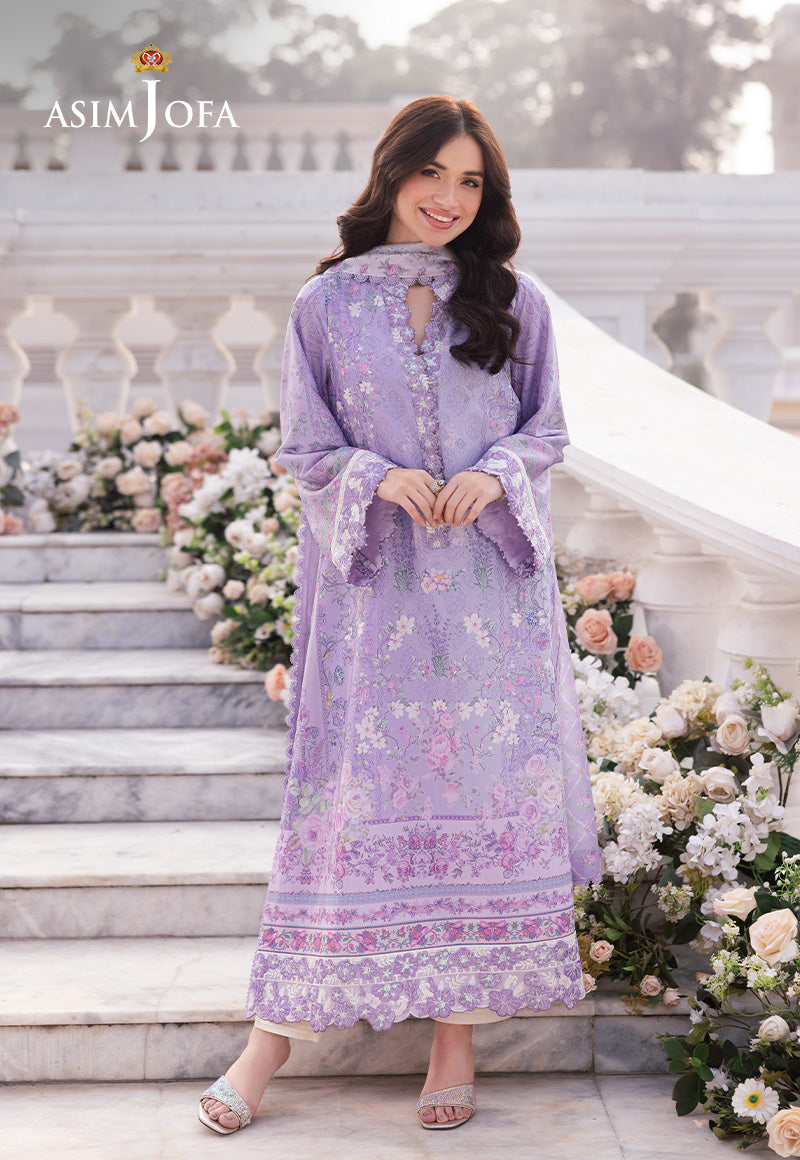 Asim Jofa | Charmuse Silk | AJRS-01 - Designer Dress with Intricate embroidery and embellishments. Shop elegent wedding dress at Maria Faisal.