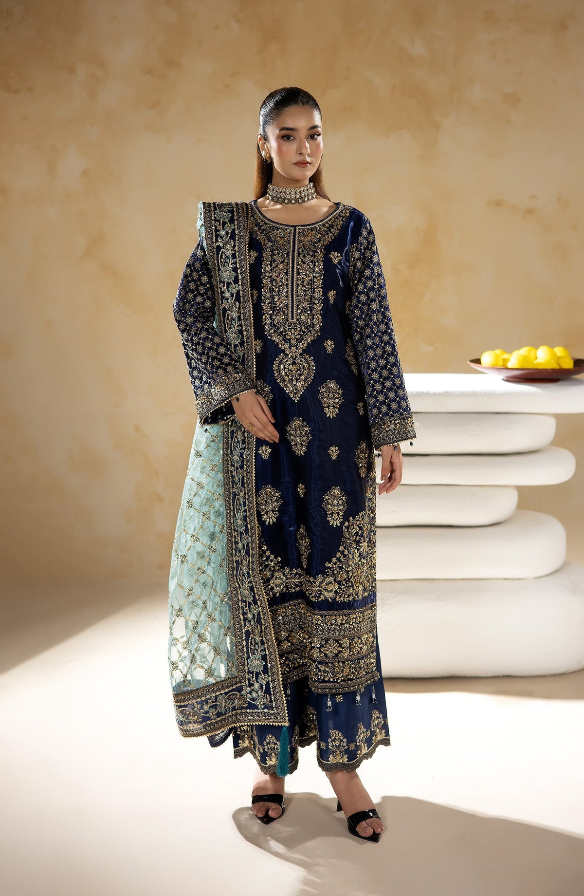 Imrozia Premium | Aurelia Formals 26 | JF-41 A Astra - Formal Dress - available at Maria Faisal in UK and USA.